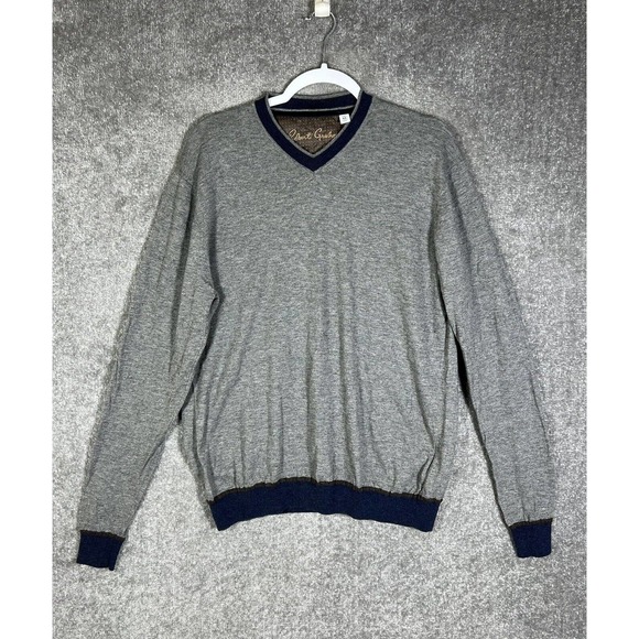 Robert Graham Merino Wool Blend Classic Fit Sweater Mens Size XL V-Neck Pullover - Picture 1 of 14